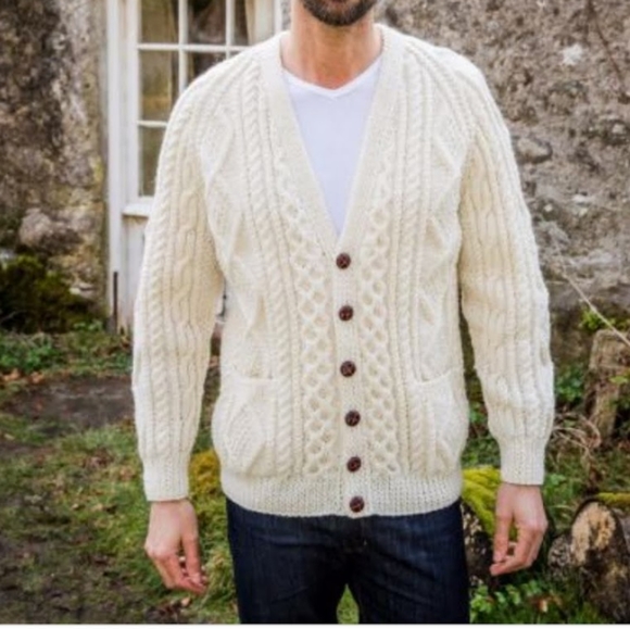 Joseph F. Heron Other - Vintage Joseph F. Heron 100% Irish Wool Handknit Sweater.